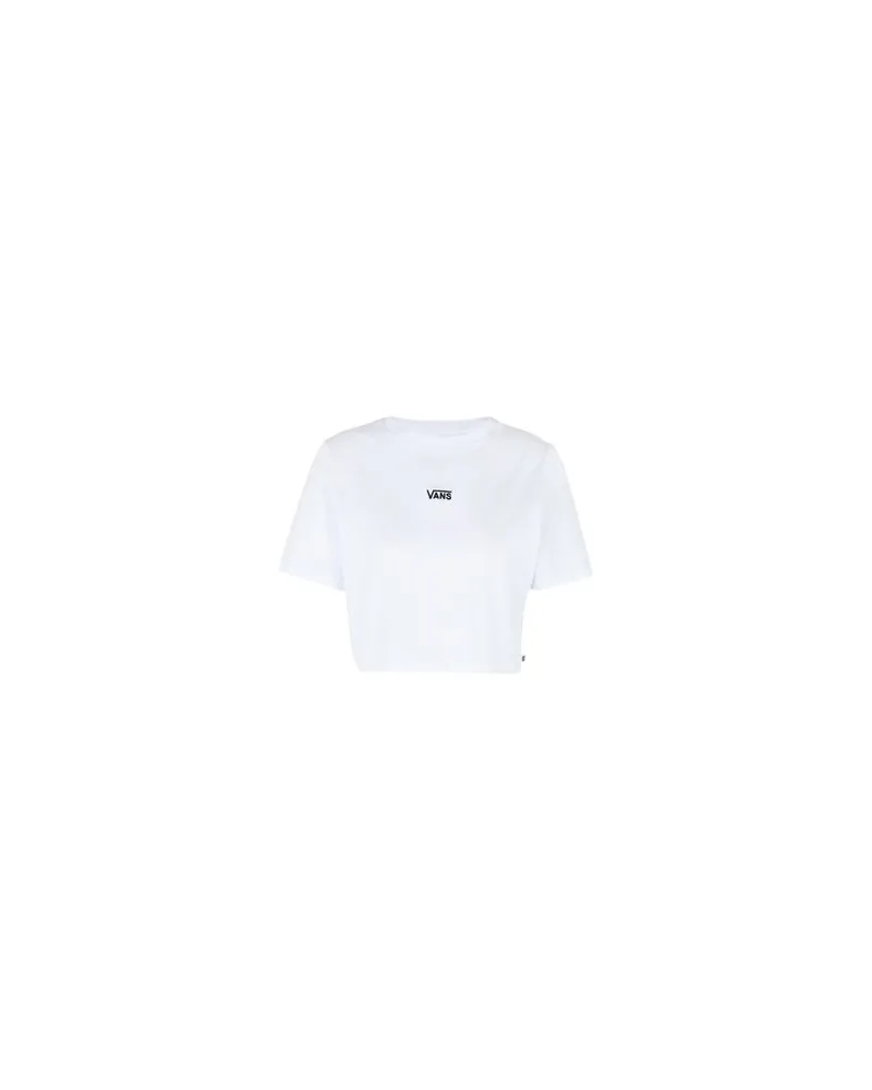 Vans WM FLYING V CROP CREW SPORT  - TOPS - T-shirtsauf YOOX.COM Weiß