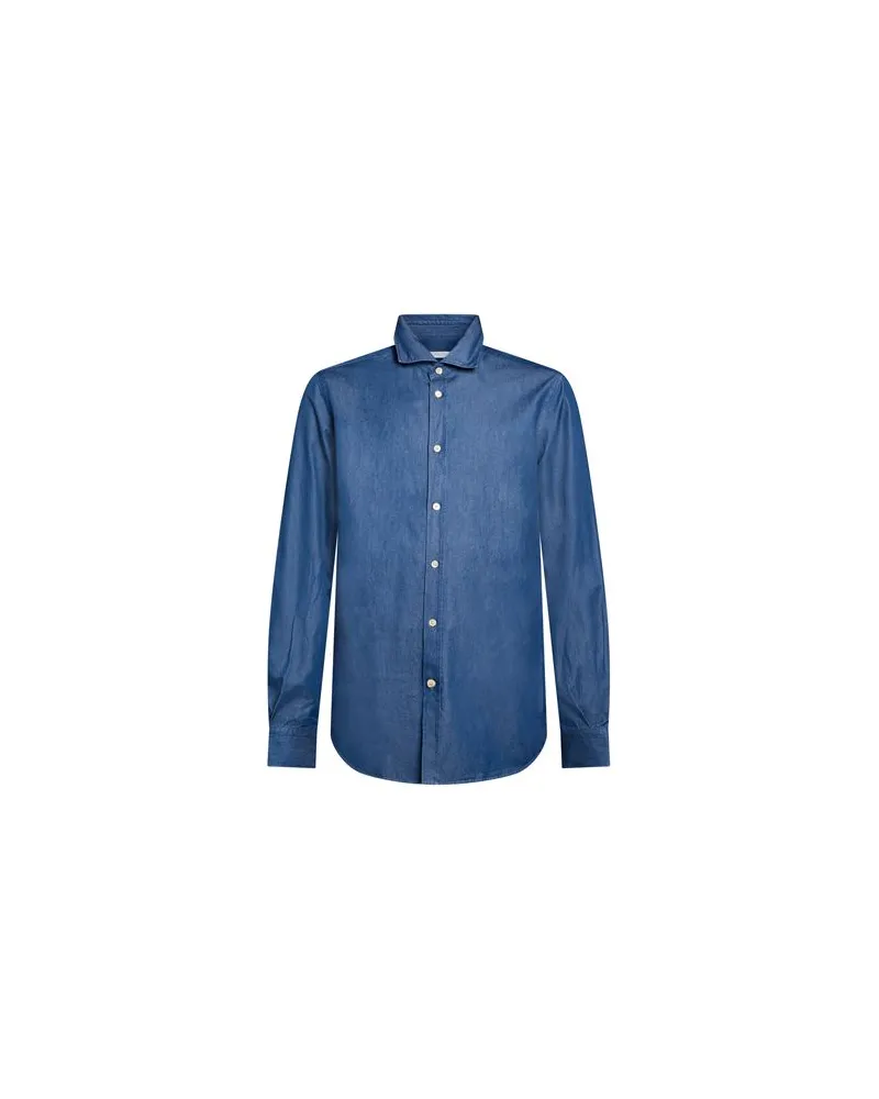 Boglioli TOPS - Jeanshemdenauf YOOX.COM Blau