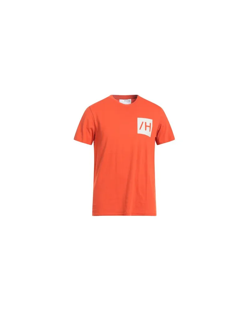 Selected Homme TOPS - T-shirtsauf YOOX.COM Orange