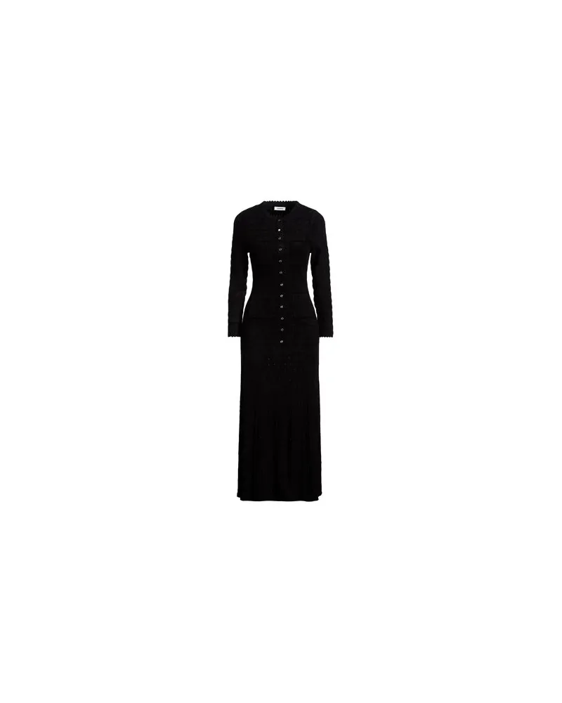 Sandro KLEIDER - Maxi-Kleiderauf YOOX.COM Schwarz