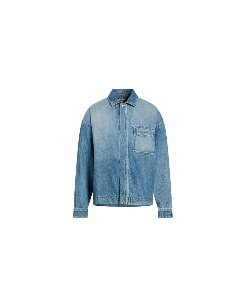 Jacquemus JACKEN & MÄNTEL - Jeansjacken/Mäntelauf YOOX.COM Blau