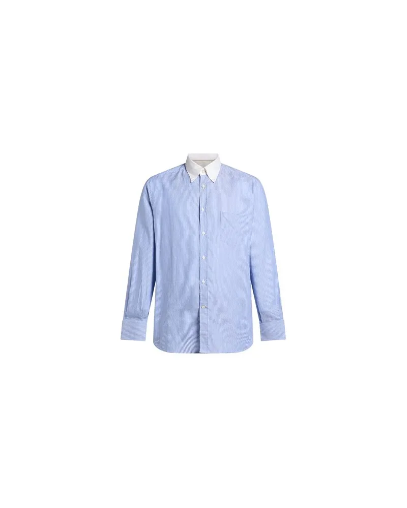 Brunello Cucinelli TOPS - Hemdenauf YOOX.COM Himmelblau