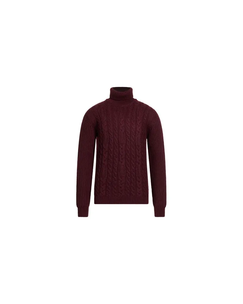 Luigi Bianchi Mantova STRICKWAREN - Rollkragenpulloverauf YOOX.COM Bordeaux