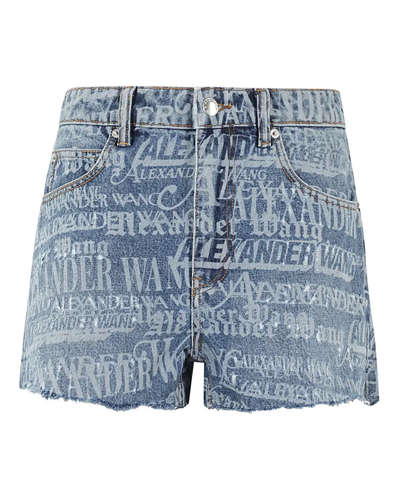 Alexander Wang Jeansshorts Blau