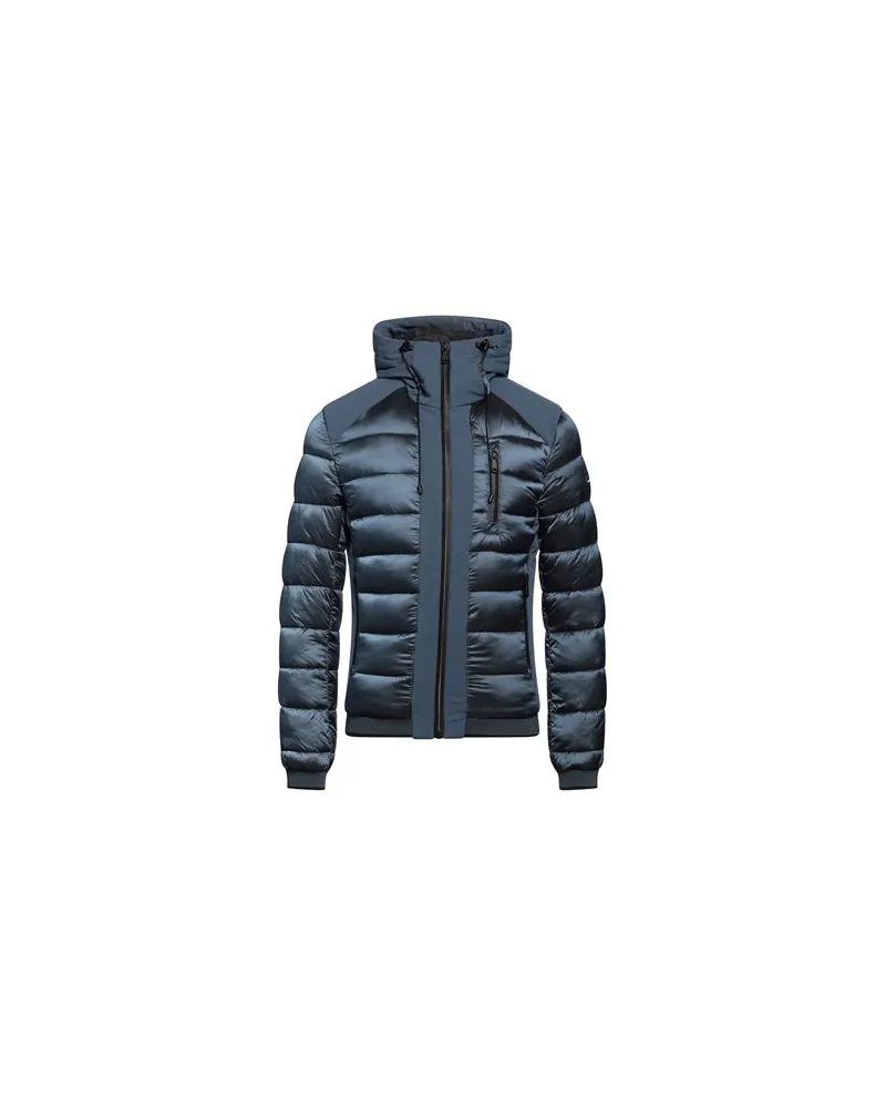 YES ZEE by Essenza URBAN - JACKEN & MÄNTEL - Pufferjacken & Daunenjackenauf YOOX.COM Taubenblau