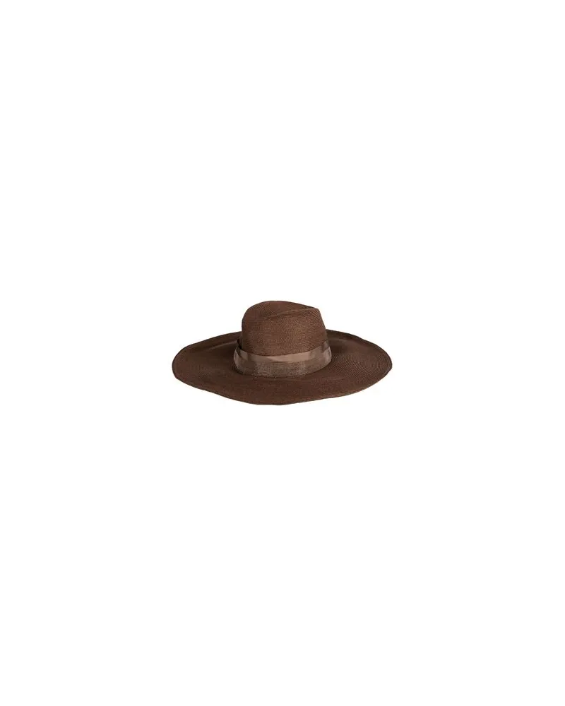 Brunello Cucinelli ACCESSOIRES - Mützen & Hüteauf YOOX.COM Braun