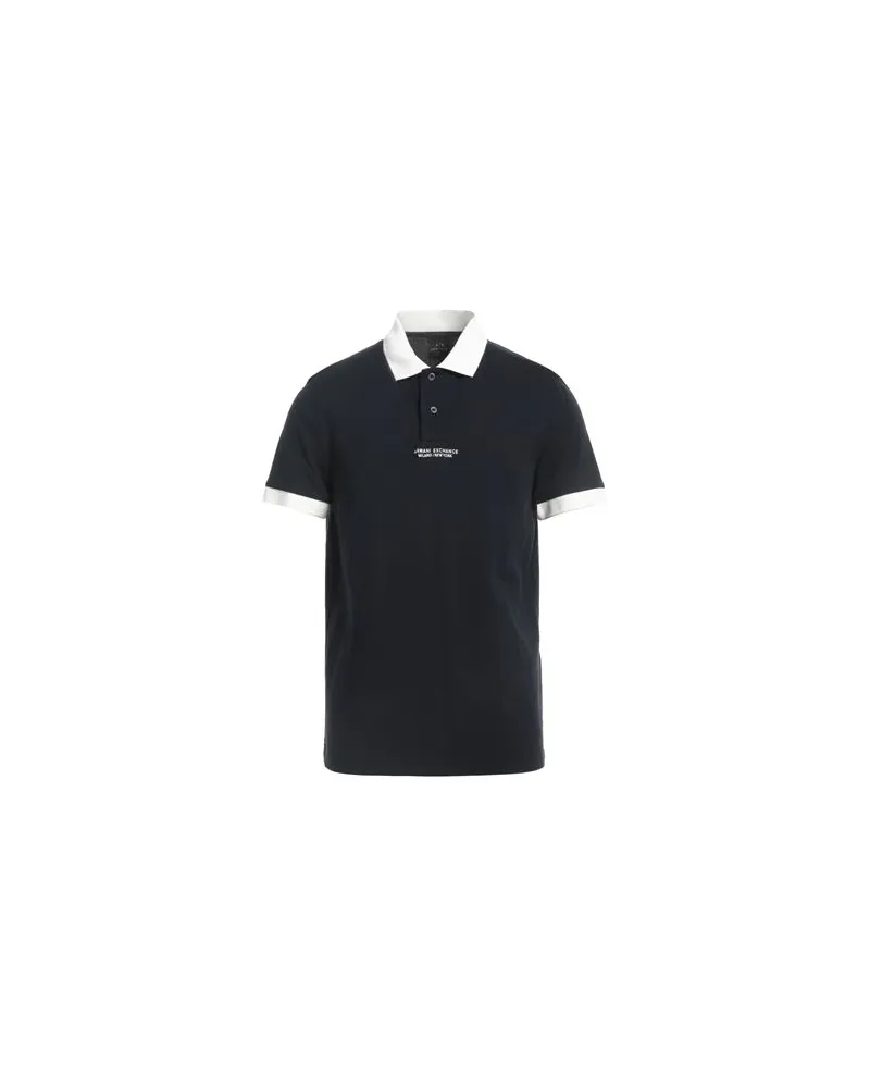Armani Exchange TOPS - Poloshirtsauf YOOX.COM Nachtblau