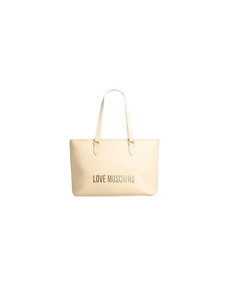 Moschino TASCHEN - Schultertaschenauf YOOX.COM Cremeweiß