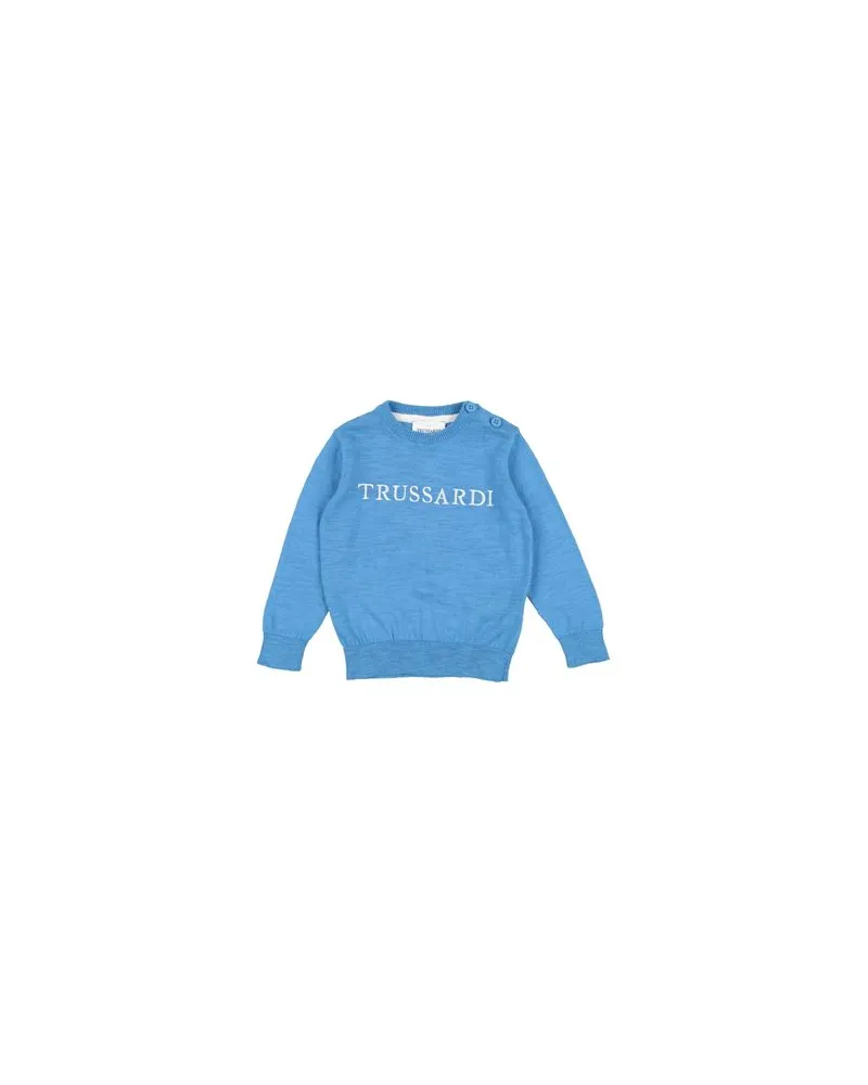 Trussardi STRICKWAREN - Pulloverauf YOOX.COM Azurblau
