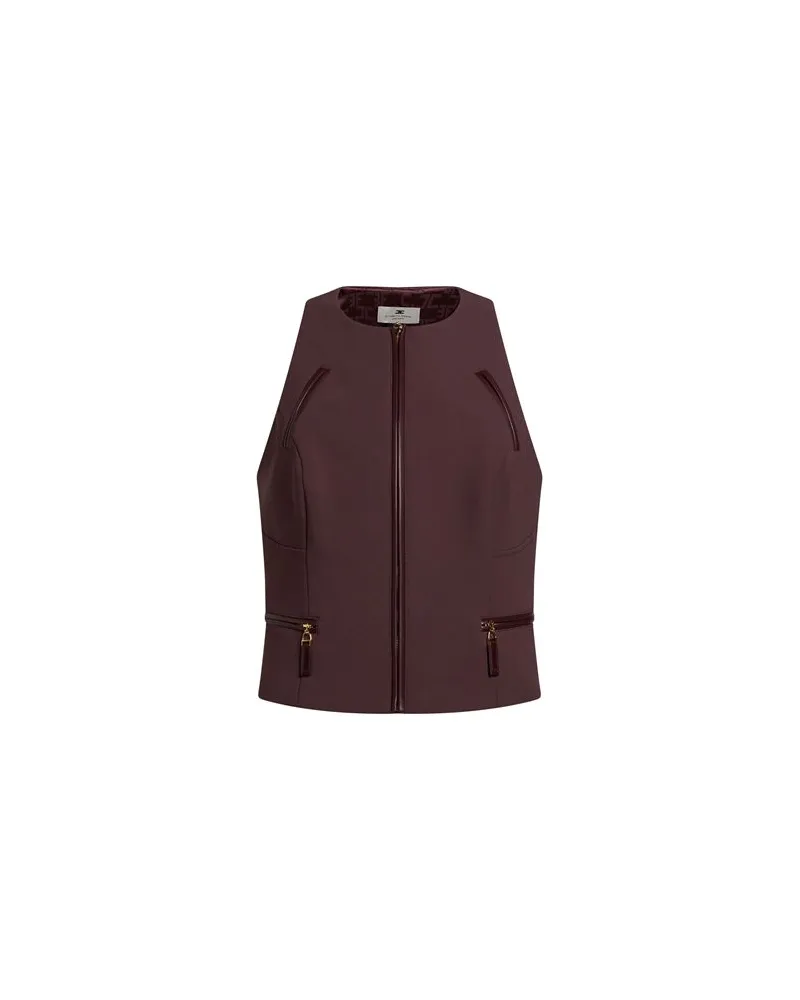 Elisabetta Franchi TOPS - Topsauf YOOX.COM Schokobraun