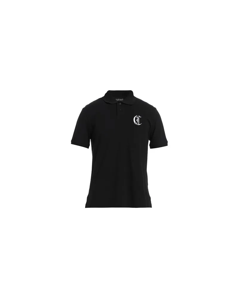 Just Cavalli TOPS - Poloshirtsauf YOOX.COM Schwarz