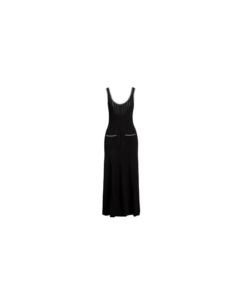Sandro KLEIDER - Maxi-Kleiderauf YOOX.COM Schwarz
