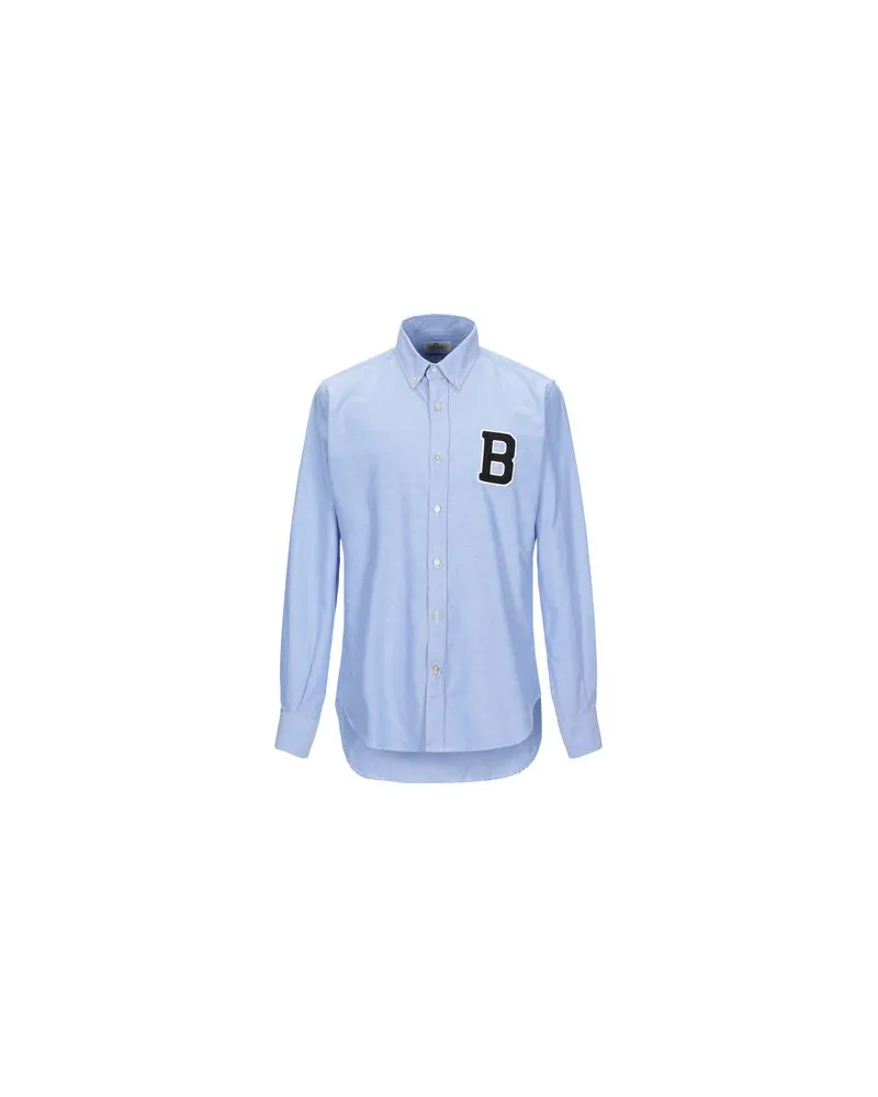 Brooksfield TOPS - Hemdenauf YOOX.COM Blau