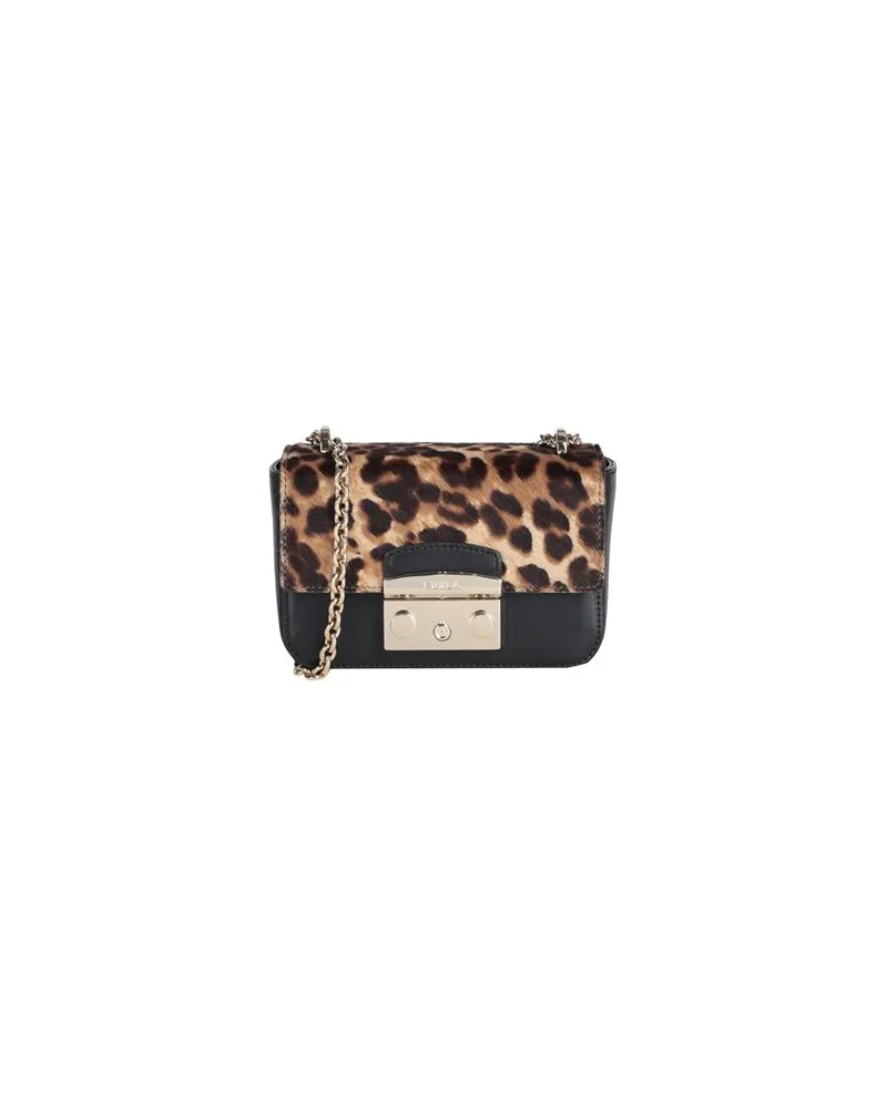Furla METROPOLIS MINI CROSSBODY  - TASCHEN - Umhängetascheauf YOOX.COM Schwarz