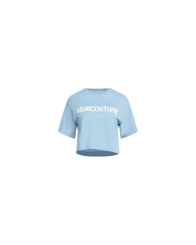 Semicouture TOPS - T-shirtsauf YOOX.COM Hellblau