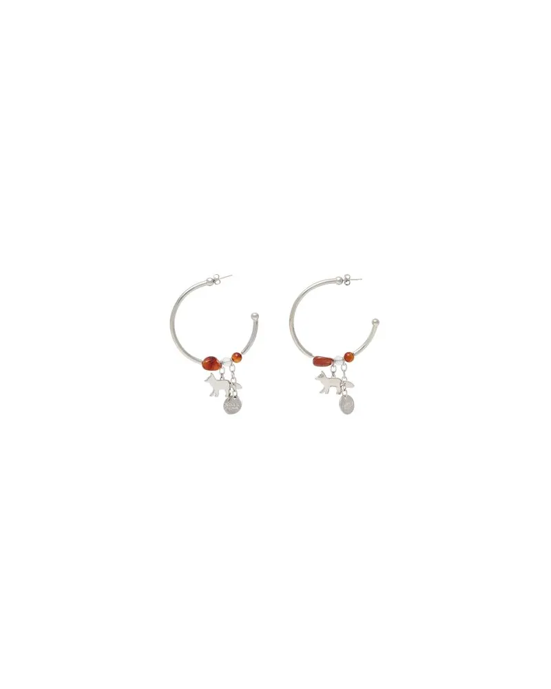 Kitsuné SCHMUCK und UHREN - Ohrringeauf YOOX.COM Silber