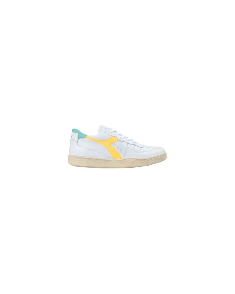 Diadora MI BASKET LOW USED  - SCHUHE - Sneakersauf YOOX.COM Weiß