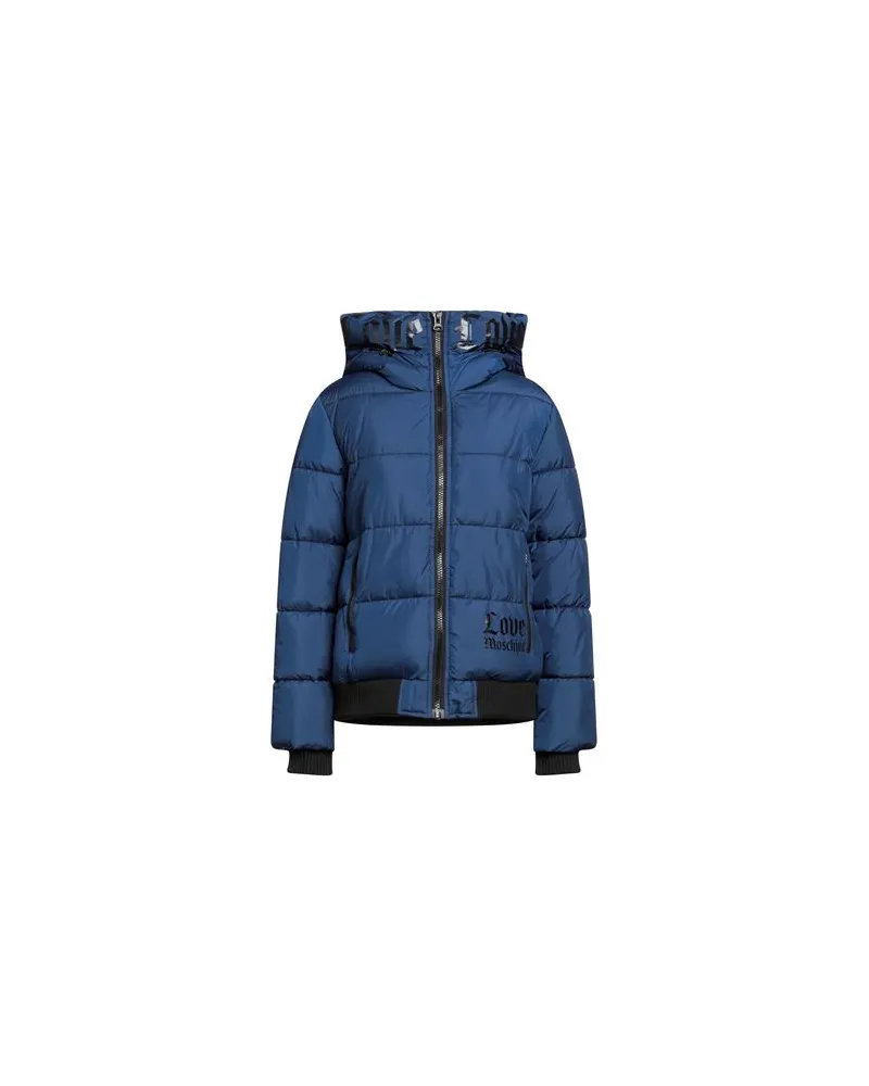 Moschino JACKEN & MÄNTEL - Pufferjacken & Daunenjackenauf YOOX.COM Marineblau