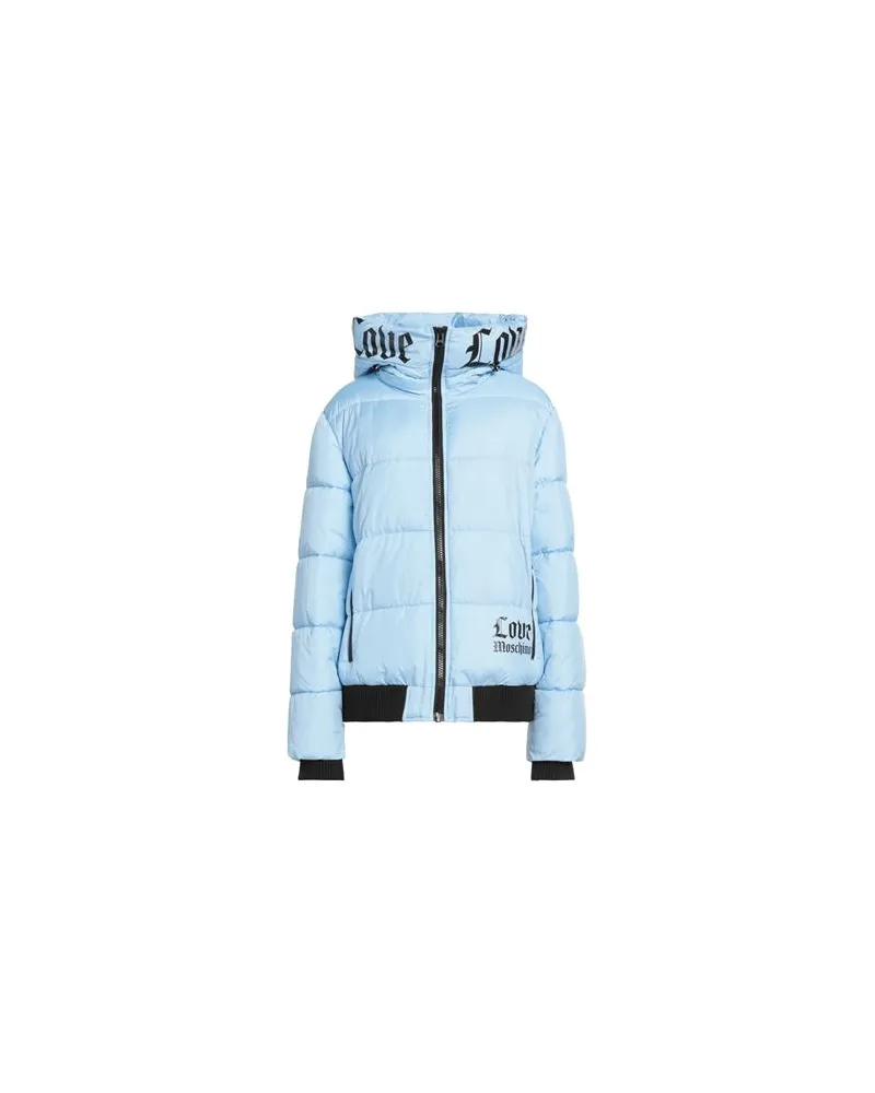 Moschino JACKEN & MÄNTEL - Pufferjacken & Daunenjackenauf YOOX.COM Himmelblau