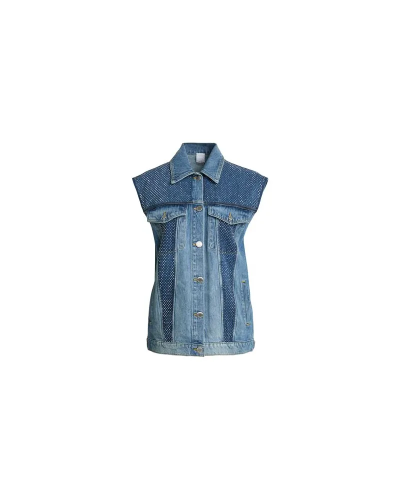 Pinko JACKEN & MÄNTEL - Jeansjacken/Mäntelauf YOOX.COM Blau