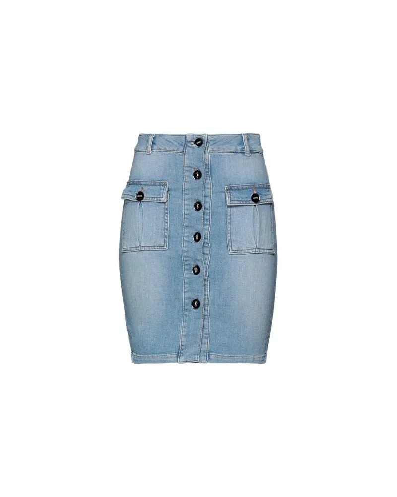 Manila Grace HOSEN & RÖCKE - Jeansröckeauf YOOX.COM Blau