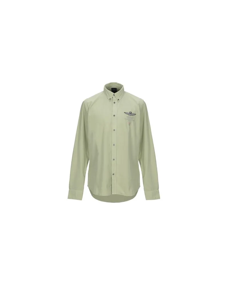 Aeronautica Militare TOPS - Hemdenauf YOOX.COM Limettengrün