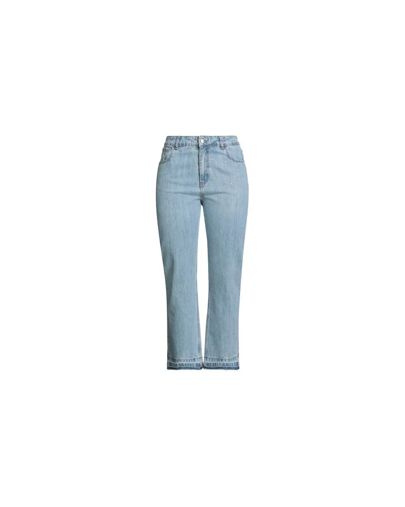 Jijil HOSEN & RÖCKE - Jeanshosenauf YOOX.COM Blau