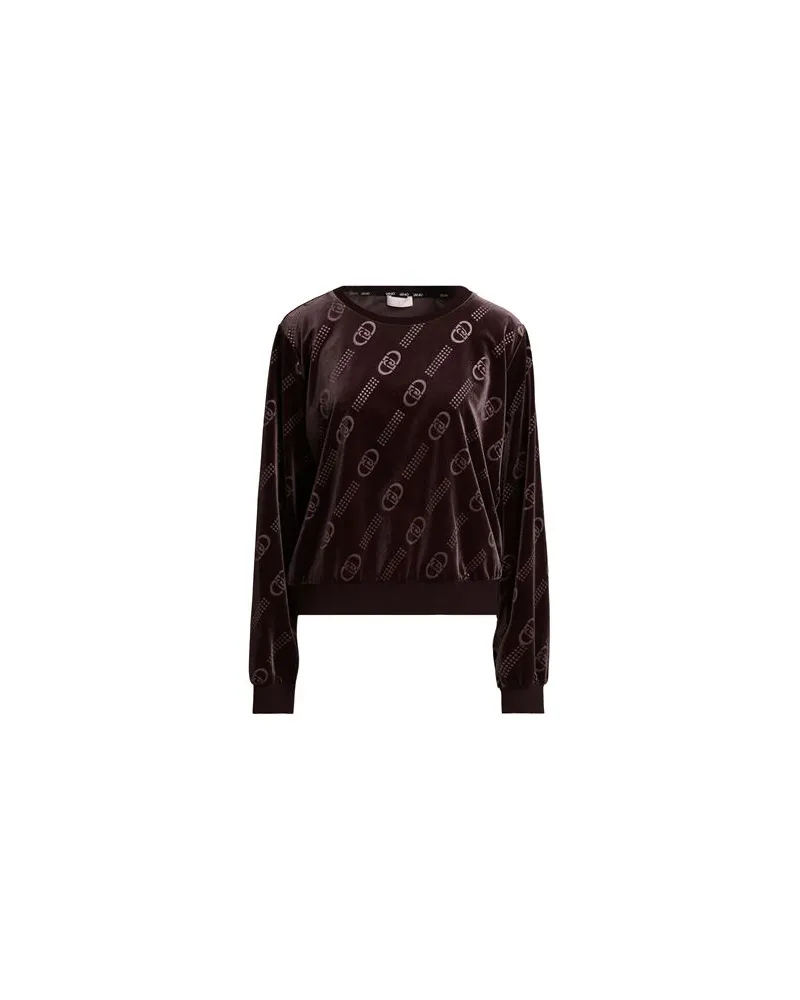 Liu Jo TOPS - Sweatshirtsauf YOOX.COM Schokobraun
