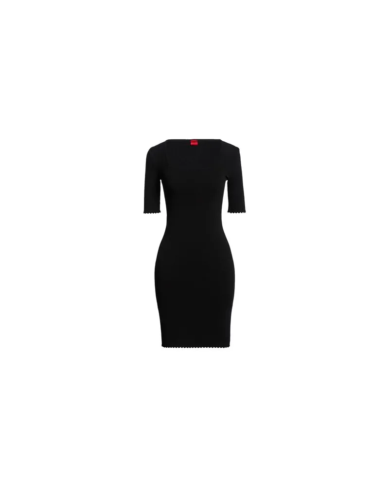 HUGO BOSS KLEIDER - Mini-Kleiderauf YOOX.COM Schwarz