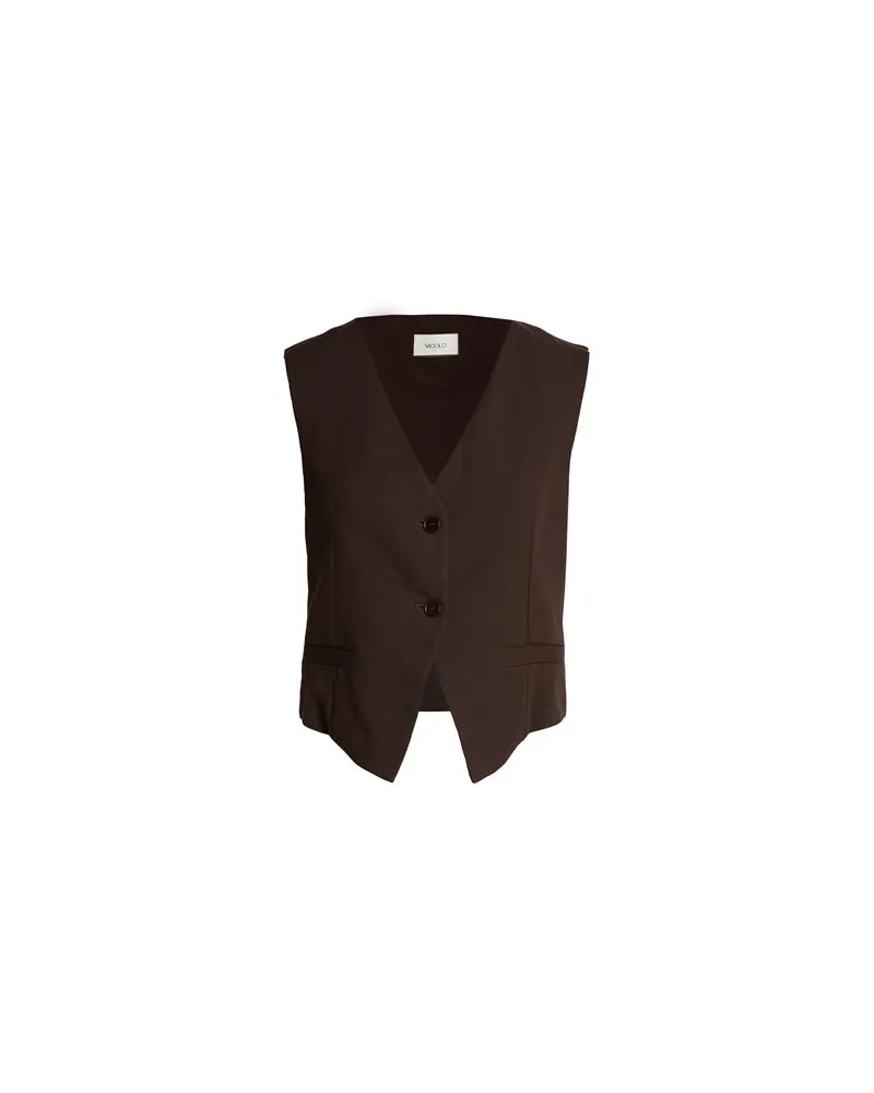 VICOLO ANZÜGE und CO-ORDS - Couture-Westenauf YOOX.COM Schokobraun