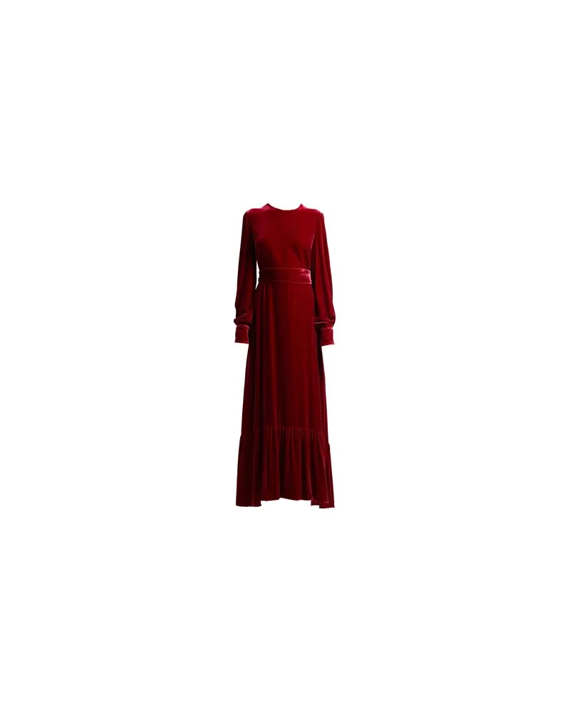 Eleventy KLEIDER - Maxi-Kleiderauf YOOX.COM Ziegelrot