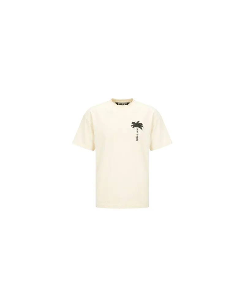 Palm Angels TOPS - T-shirtsauf YOOX.COM Cremeweiß