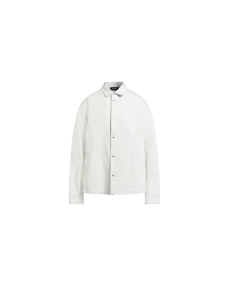 Dsquared2 ICON - TOPS - Jeanshemdenauf YOOX.COM Hellgrau