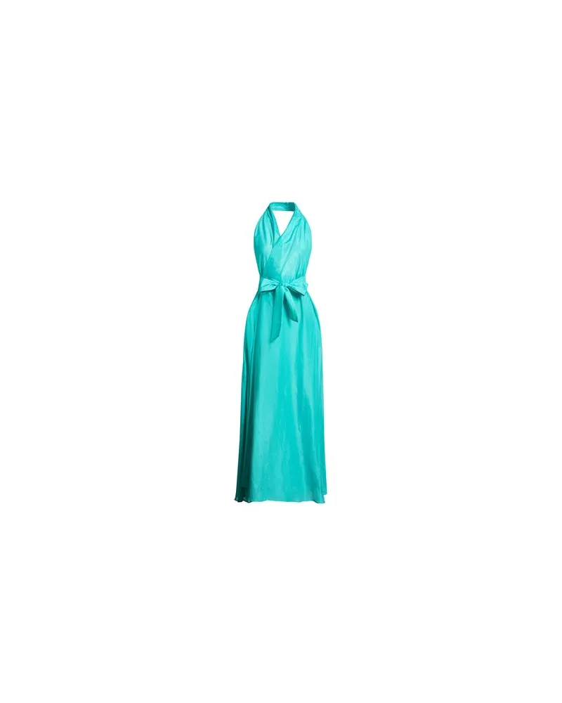 Semicouture KLEIDER - Maxi-Kleiderauf YOOX.COM Tūrkis
