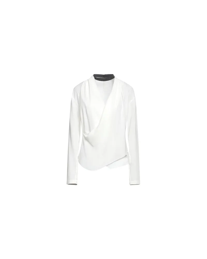 Brunello Cucinelli TOPS - Topsauf YOOX.COM Cremeweiß