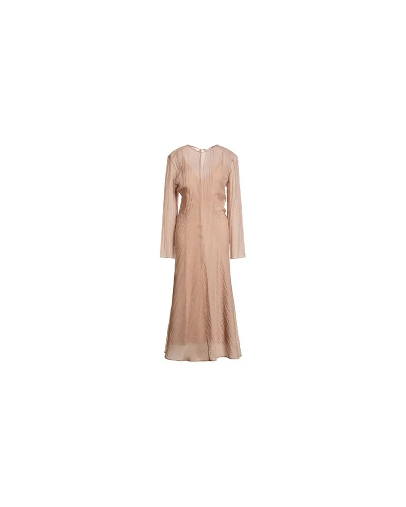 ALYSI CRÈME - KLEIDER - Maxi-Kleiderauf YOOX.COM Maulwurfsgrau