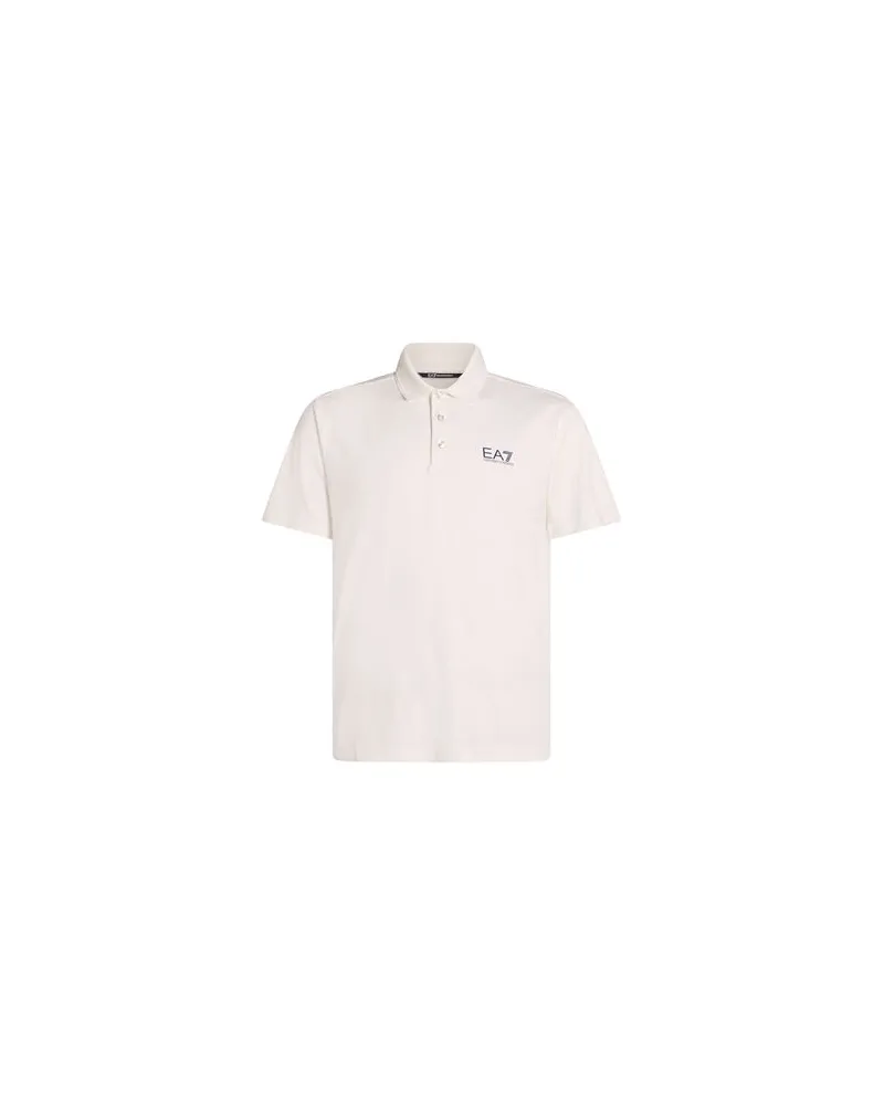EA7 TOPS - Poloshirtsauf YOOX.COM Cremeweiß