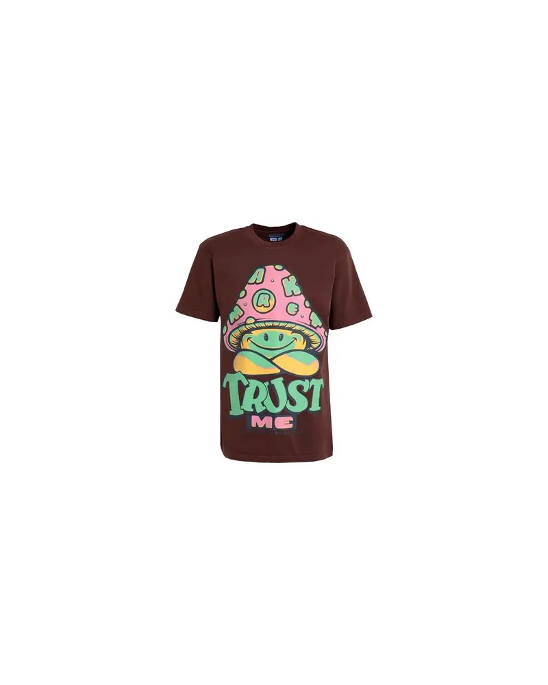Market X SMILEY SMILEY GUIDE T-SHIRT - TOPS - T-shirtsauf YOOX.COM Braun