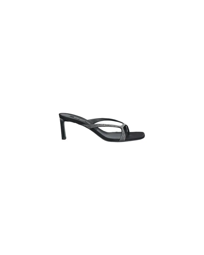 Sergio Rossi SCHUHE - Zehentrennerauf YOOX.COM Schwarz