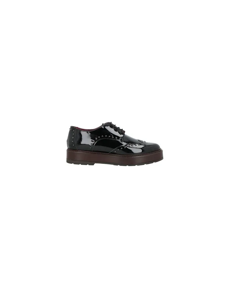 Lorenzo Mari SCHUHE - Schnürschuheauf YOOX.COM Schwarz