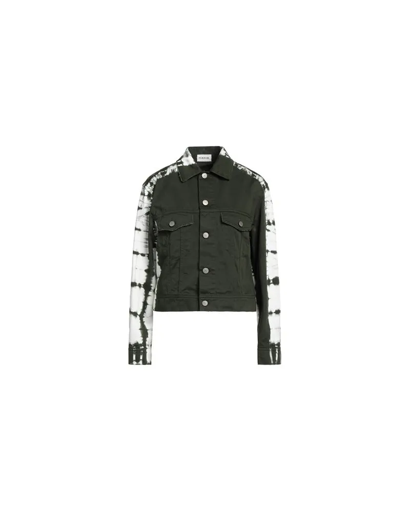 P.A.R.O.S.H. JACKEN & MÄNTEL - Jeansjacken/Mäntelauf YOOX.COM Dunkelgrün