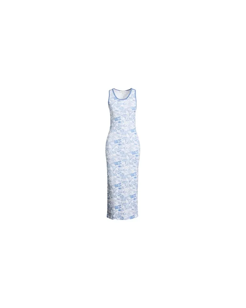 Kitsuné KLEIDER - Maxi-Kleiderauf YOOX.COM Himmelblau