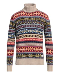 Manuel Ritz Rollkragenpullover Beige