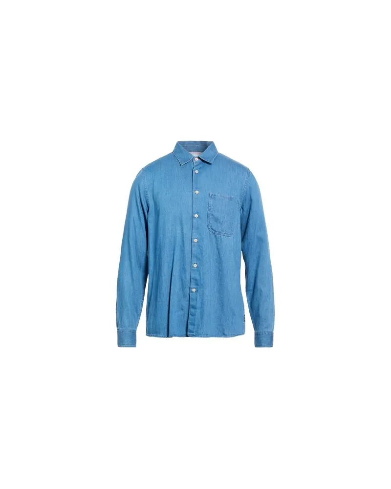 Paul Smith TOPS - Jeanshemdenauf YOOX.COM Blau
