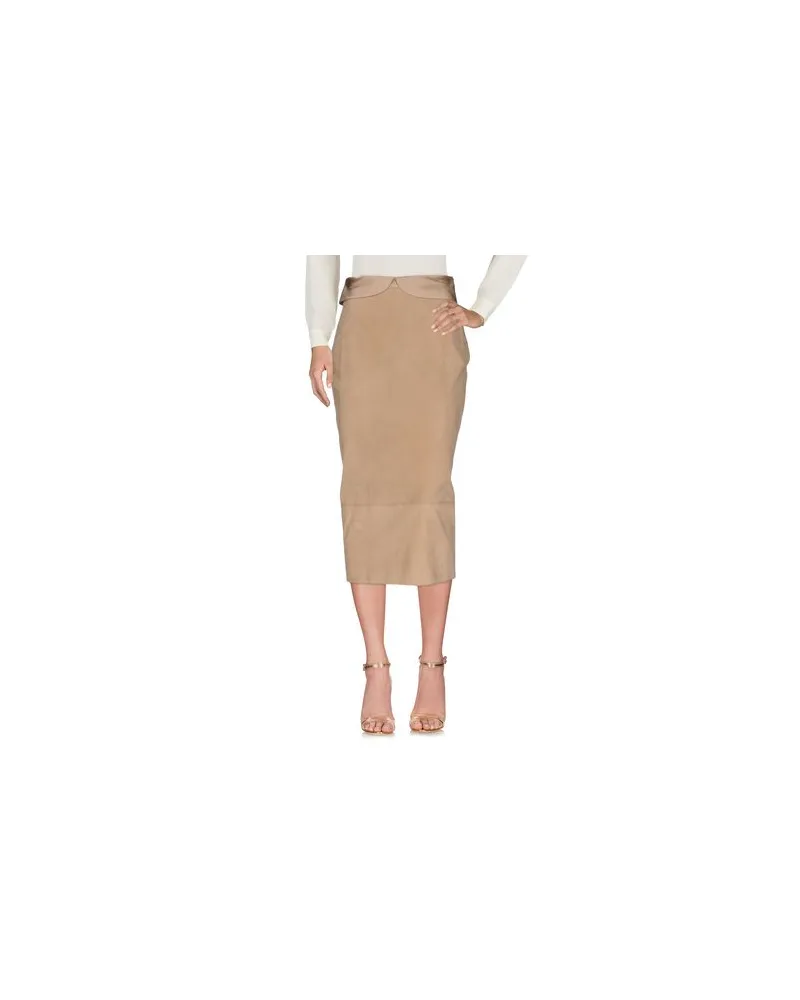 Ermanno Scervino HOSEN & RÖCKE - Midi-Röckeauf YOOX.COM Beige