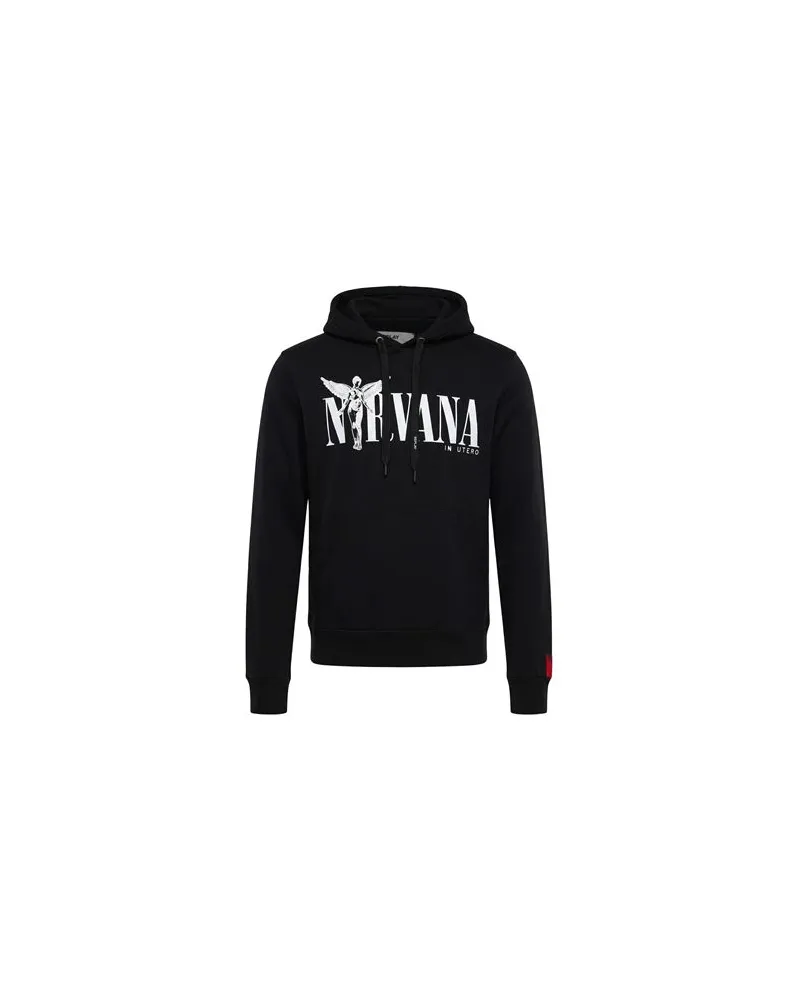 Replay TRIBUTE NIRVANA - TOPS - Sweatshirtsauf YOOX.COM Schwarz