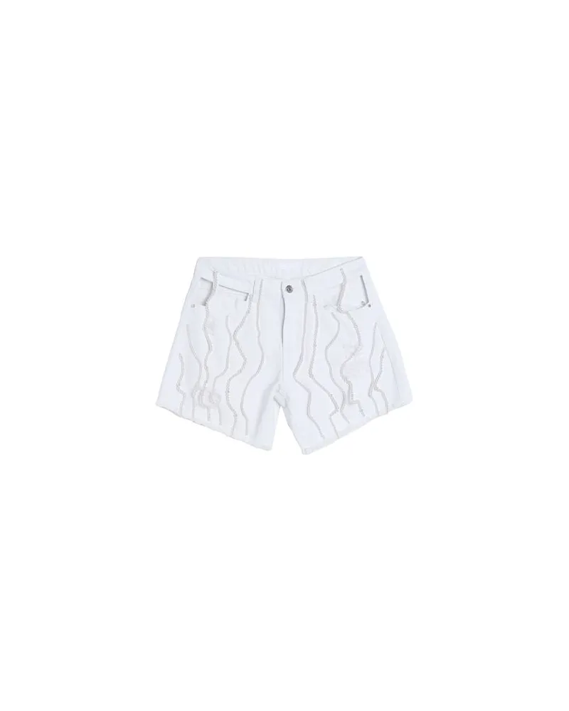 MET  HOSEN & RÖCKE - Jeansshortsauf YOOX.COM Weiß