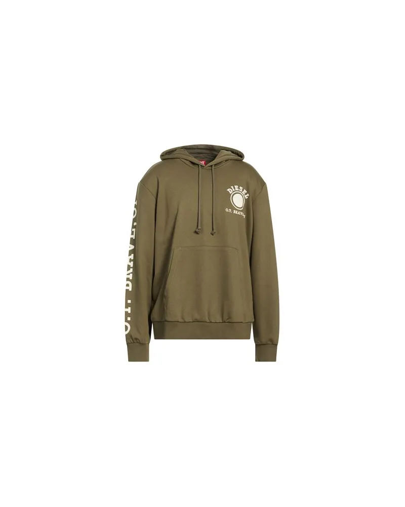 Diesel TOPS - Sweatshirtsauf YOOX.COM Militärgrün