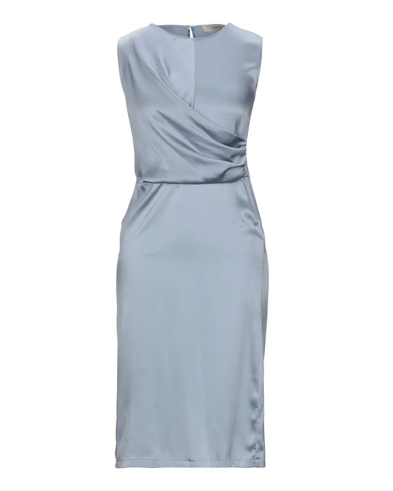 Jucca Midi-Kleid Blaugrau