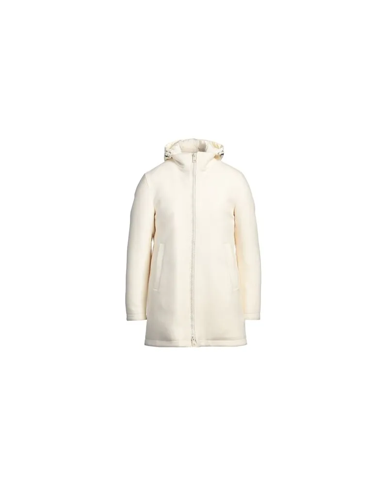 Herno JACKEN & MÄNTEL - Mäntelauf YOOX.COM Elfenbein